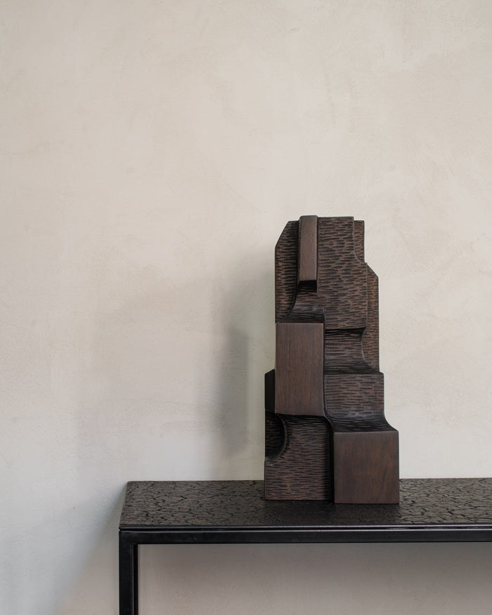 Sculpture Ethnicraft - Block Organic Espresso