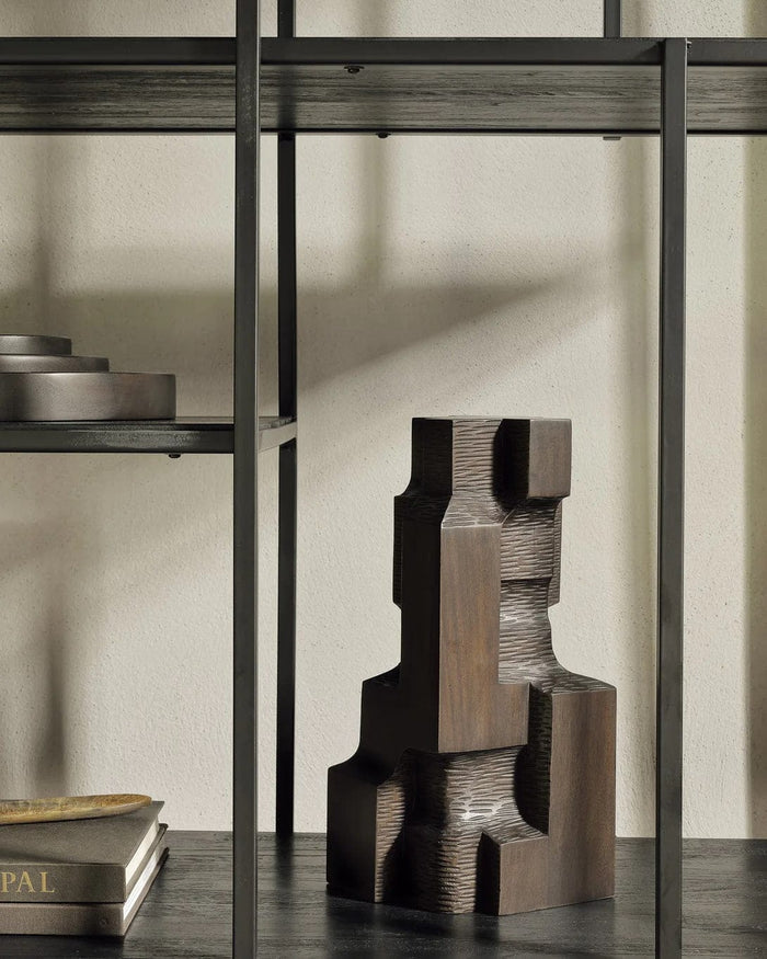 Sculpture Ethnicraft - Block Organic Espresso