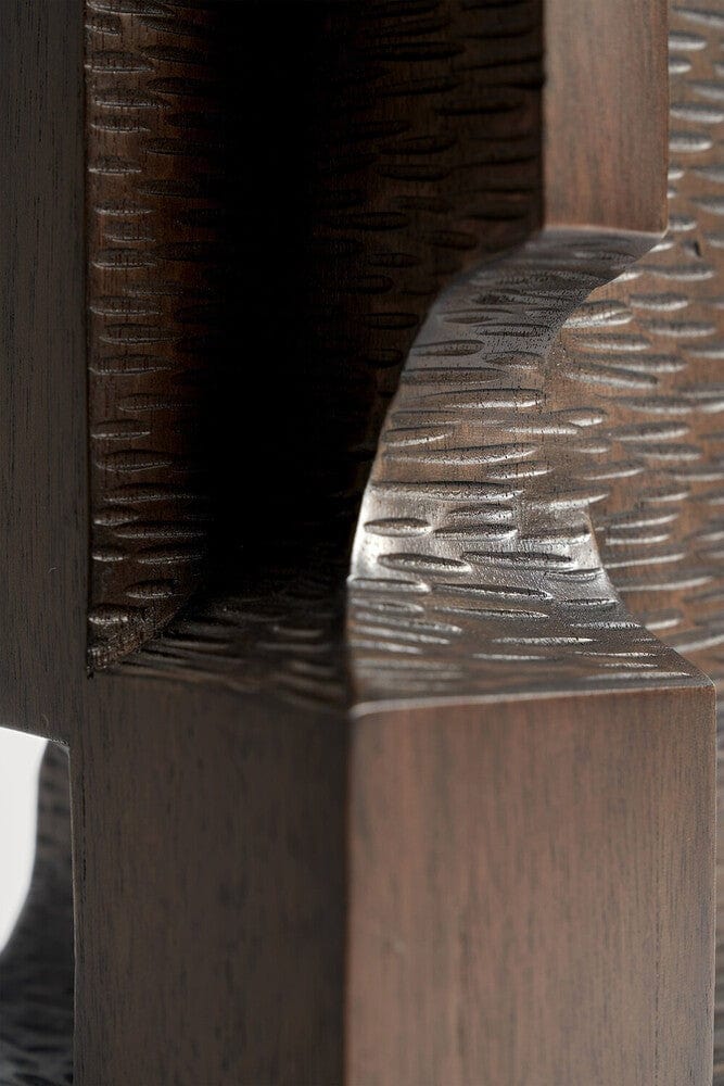 Sculpture Ethnicraft - Block Organic Espresso