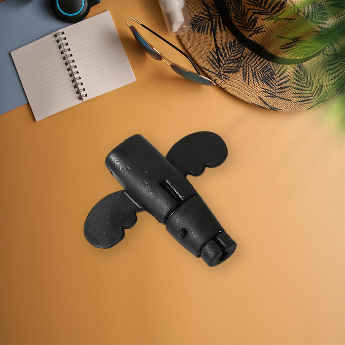 Angel silicone data cable protector showcasing its soft texture and unique design.