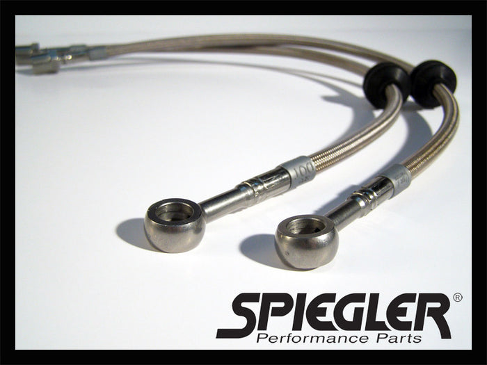 Spiegler Stainless Brake Lines - C8 Corvette Front Stainless Steel Brake Line- Pair