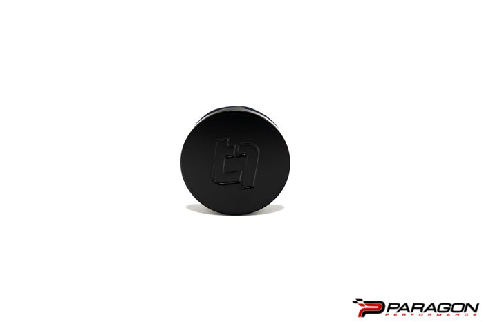 Titan 7 Machine Black Center Caps - C8 Corvette