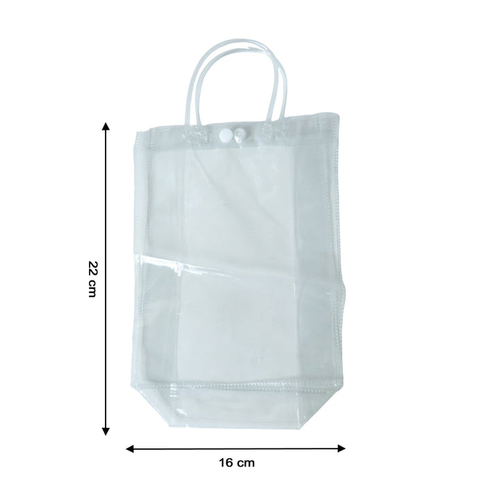 Multipurpose PVC storage bag suitable for organizing essentials on the go