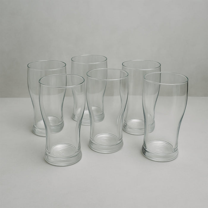 Vista quick pour pitcher glass set with clear, sturdy glasses