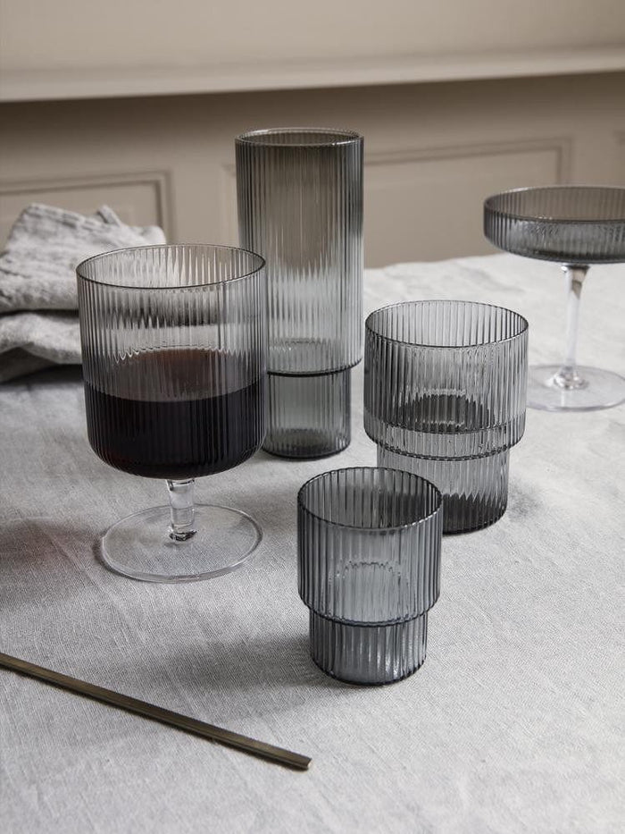 Verres Ferm Living - Ripple (set of 4)