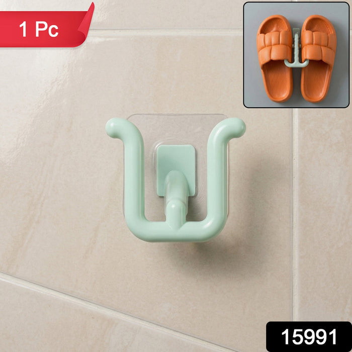Shoe rack hook hanging slippers on wall