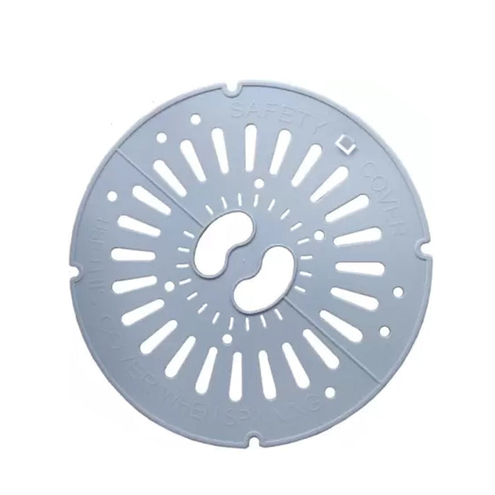 Side profile of the protective washing machine safety cap for semi-automatic models.