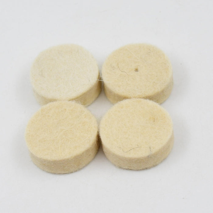 Grinding head and buffing wheel attachments for precise rotary tool polishing.